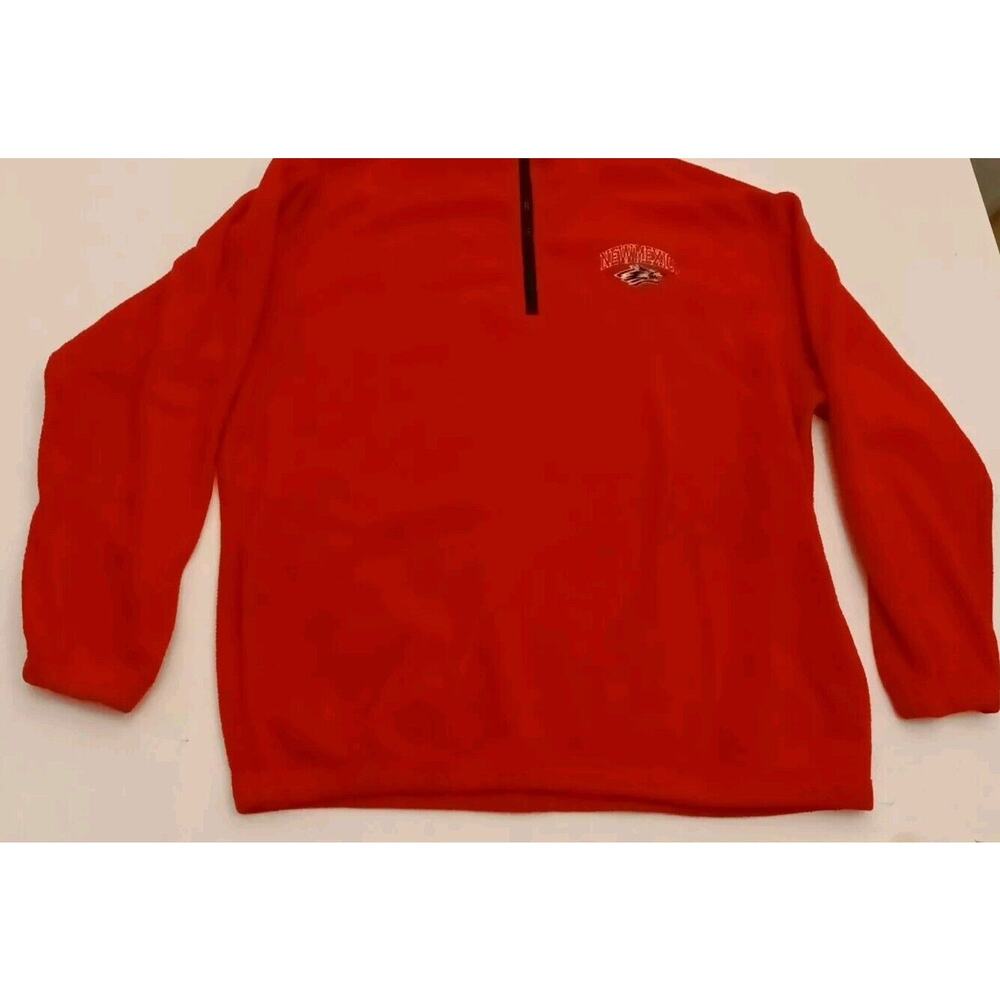 New Mexico Lobos Pullover Sweater Size Large Quarter Zip LAL